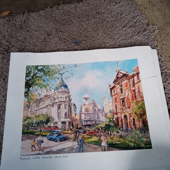 Lithograph signed by Robert - Picture 2 of 4